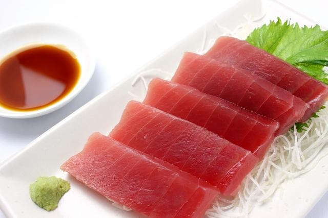 中性脂肪値改善に良い刺身のイメージ