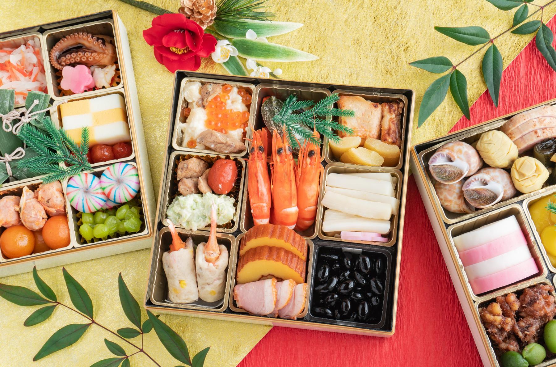 重箱に入ったおせち料理