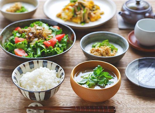 バランスの良い食卓