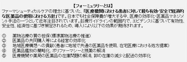 フォーミュラリーとは