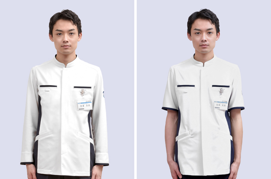 日本調剤のユニフォーム半袖と長袖比較