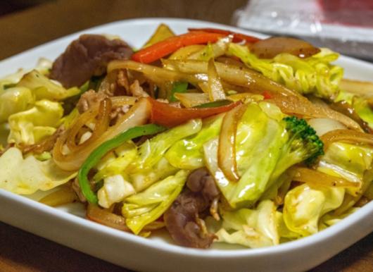 レバーと野菜の炒め物
