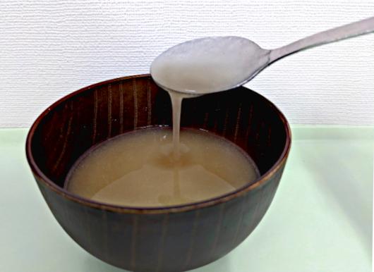とろみをつけたみそ汁