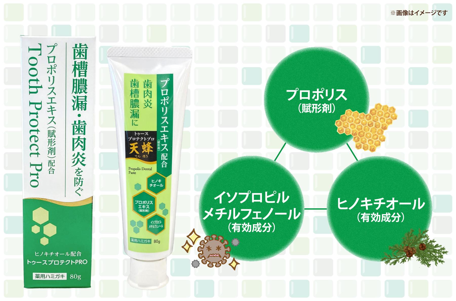 日本調剤のPB商品「トゥースプロテクトPRO『天蜂』」